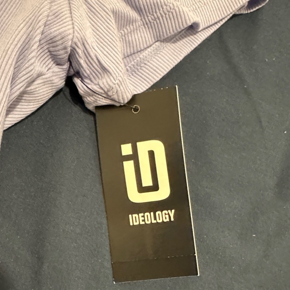 Ideology Light Purple Crop Top Square Neck Short Sleeve | Size M | NWT - Picture 3 of 7